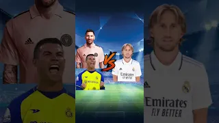 Ronaldo and Messi VS Football Players 💪🔥(Mbappe, Neymar, Benzema, Haaland)