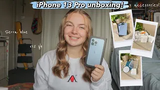 iPhone 13 Pro unboxing, accessories + setup!