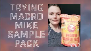 Trying Macro Mike sample pack (10 flavours)