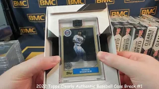 2022 Topps Clearly Authentic Baseball 20 Box Case Break #1 8/26