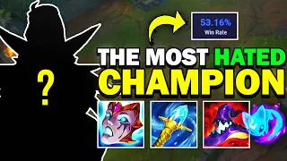 The most hated league of legends champion is also one of the most broken champs in the game (INSANE)