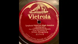 Symphony No. 6 in B Minor "Pathétique", Movement 4 (Tchaikovsky) - 78rpm (1923)