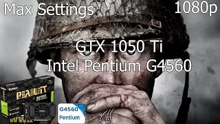 Call of Duty: WWII Multiplayer [PC] GTX 1050 Ti 4GB GDDR5 & Intel Pentium G4560