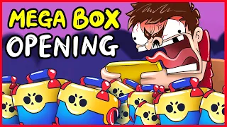 BRAWL STARS ANIMATION - MEGA BOX OPENING #2 Lucky?!