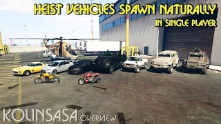 GTA 5 Heist Vehicles Spawn Naturally in Single Player