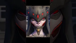 the new widowmaker death stare hightlight intro in this skin is kinda... 😳😳