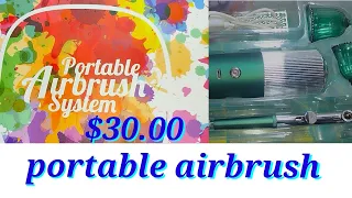 $30. Cheap Portable Airbrush With Compressor