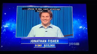 Jeopardy, intro - Jonathan Fisher Day 10 (10/22/21)