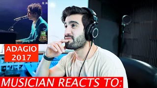 Dimash Kudaibergen | Adagio | The Singer 2017 | Musician's Reaction