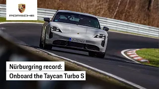 The Porsche Taycan sets new Nürburgring record