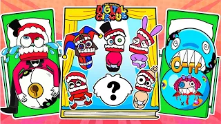 🎪Paper DIY 🎪 Caine & Bubble with Many Roblox TADC baby | Pregnant Outfit Blind Bag DIGITAL CIRCUS