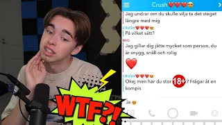 FRÅGAR UT SIN CRUSH PÅ SNAPCHAT! 🤢*HELT SJUKT*