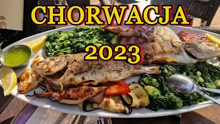 CHORWACJA 2023 Pyszny Obiad w Restauracji Brela Menu Promenada Wino Ceny Jedzenia Rachunek Croatia