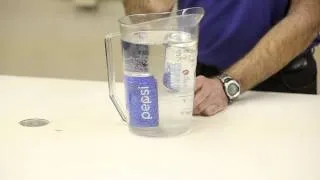 Easy science experiment: Understanding density with cans of soda