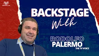 Backstage with | Rodolfo Palermo - the tv voice