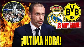 ¡ES MUY GRAVE! ¡LA UEFA LO CONFIRMA! ¡EXPLOTA LA BOMBA! | NOTICIAS DEL REAL MADRID HOY