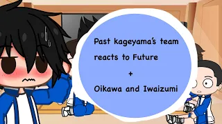 ||•Past Kageyama’s team reacts to  Future + Oikawa and Iwaizumi•|| Credits in the desc.||(2/3)
