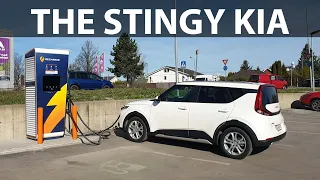Kia e-Soul 64 kWh cold battery charging test