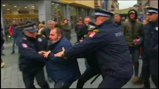 Policija razbila protest 'Pravda za Davida'