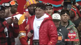 Patrick Mahomes Full Super Bowl Parade Speech