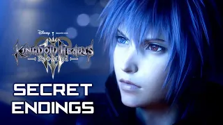 KINGDOM HEARTS 3 ReMIND Secret Episode BOTH Endings (Good & Bad Endings) 1080p HD