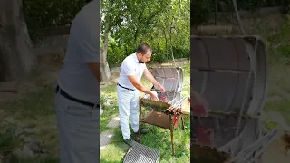 Гриль три в одном от компании BBQMASTER.KZ ✔🔥 (Мангал, Коктал, Гриль) из пивной бочки