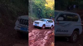 Toyota land cruiser prado off-road | prado crash test | Toyota Prado off-road performance #prado