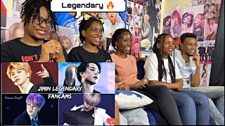 Africans react to JIMIN LEGENDARY FANCAMS COMPILATION