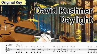 David Kushner - Daylight Violin Sheet