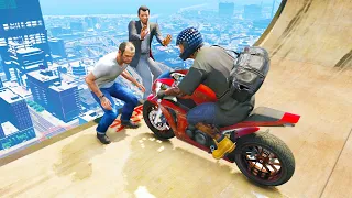 GTA 5 Jumping Fails #14 - (GTA 5 Crazy Jumps/Falls Funny Moments)