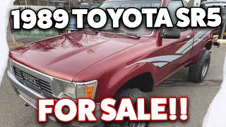 1989 Toyota Pickup SR5 4X4 SOLD FOR SALE  Gem Mint! CLEAN NO RUST!