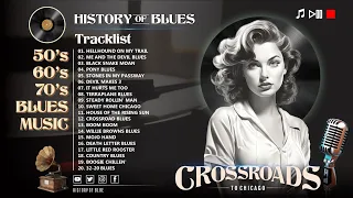 History of Blues  Crossroad to Chicago 🎶  Blues Music Collection 🎵 Robert Johnson Tribute