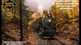 Fall Foliage Excursion Of October 2023 Reading To Jim Thorpe Last Run Of 2023(RBMN 2102 T1) 10/21/23