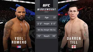 Darren Till vs. Yoel Romero FULL MATCH (EA Sports UFC 4)