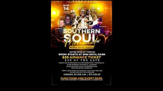 Outdoor Event: August 14th 2021 - Southern Soul Blues Show! Presented by: DJ Haynes