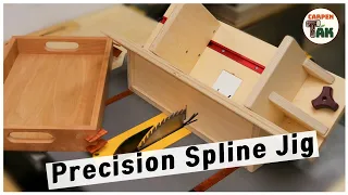 ⚡[Shop Essentials] Secrets of the woodworking master / How to make a perfect spline jig /Woodworking