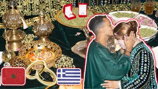 حفل زواجي بالمغرب 💍 نسابي اليونانين تصدمو بالتقاليد ديالنا ، و كشف الجنين  ⁉️ 😍🇬🇷