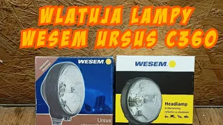 Wlatują nowe lampy firmy WESEM Ursus C360 #mechanika #rolnictwo #traktor #ursus #c360