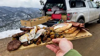 Cooking a Mountain Man Breakfast In My Truck