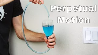 Boyle's Self-Flowing Flask Filled With Polyethylene Glycol (Self-Pouring Liquid) = Perpetual Motion?