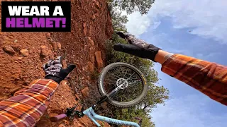 Why You Should Wear A Helmet | Axis, Ground Control, Outer Limits | Mountain Biking Sedona Arizona