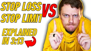 STOP LOSS VS STOP LIMIT ORDER DIFFERENCES. Straight to the Point #STTP #59