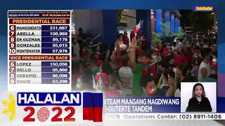 Mga supporter ng Uniteam maagang nagdiwang sa lamang ng Marcos-Duterte tandem | 10 May 2022