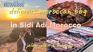 Delicious Moroccan Bbq Kofta In The Streets Of Sidi Adi Village - Morocco