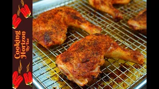 Oven Roasted Crispy Chicken Leg Quarters | Easy Time Saving Recipe For Extra Crispy Skin!