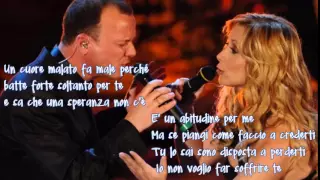 Gigi D'Alessio e Lara Fabian - UN CUORE MALATO + testo