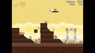 Angry Birds Poached Eggs 3-13 Walkthrough 3 Star