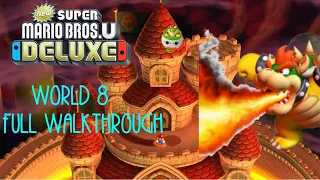 World 8: Peach's Castle in New Super Mario Bros. U Deluxe - 100% Full Walkthrough