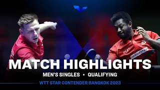 Alexandru Cazacu vs Ibrahima Diaw | MS Qual | WTT Star Contender Bangkok 2023