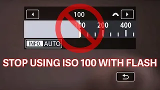 STOP USING ISO 100 WHEN USING FLASH | Flash Photography